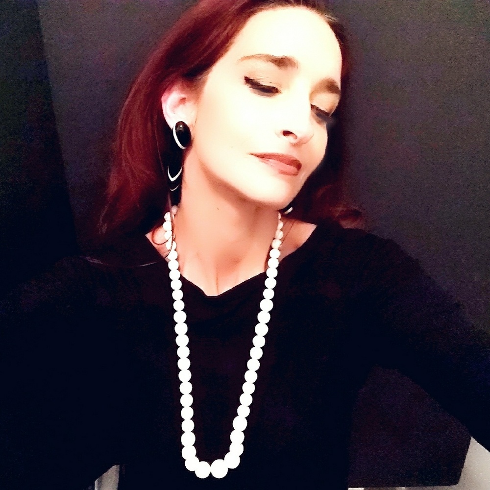Vintage Designer Monies Couture Runway Oversized Mod Earrings - Picture 5 of 8